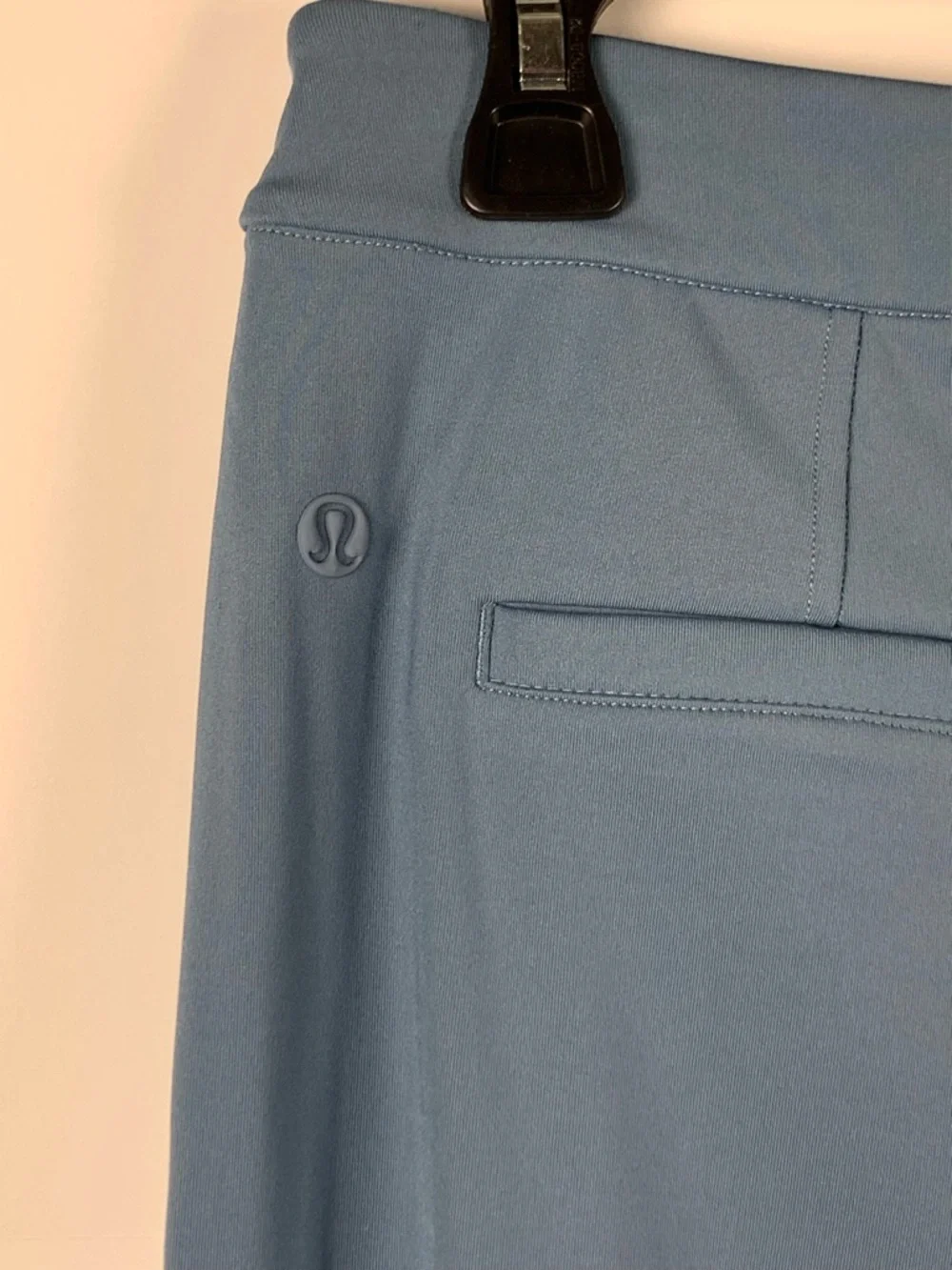 Lululemon Wide Leg Pants Womens S Blue Luxtreme Drawstring Pull On Pockets